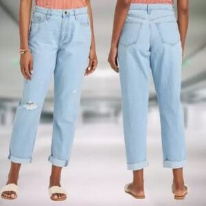 Universal Thread Denim Boyfriend Distressed Jeans Cotton NEW